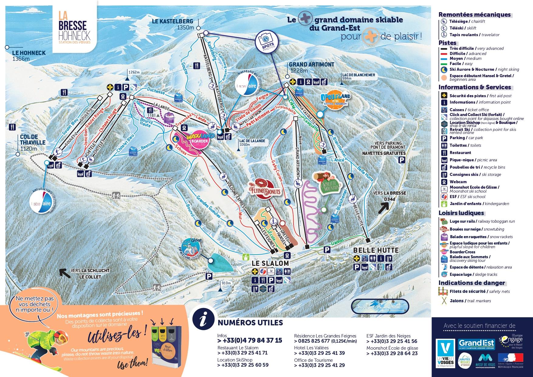 Piste map La Bresse-Hohneck