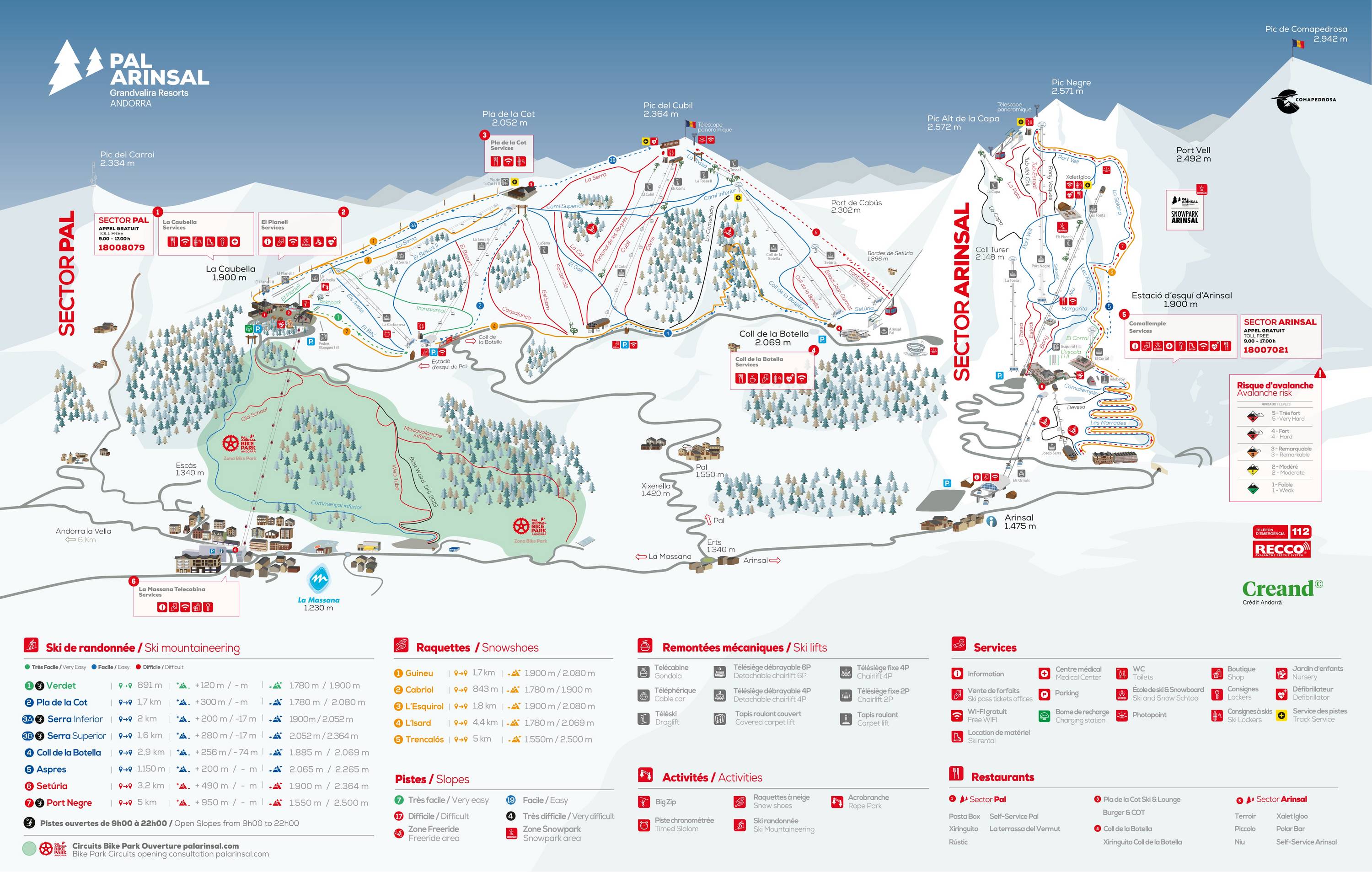 Piste map Pal